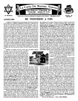 August 1995 newsletter in Spanish